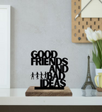 Friendship Amidst the Follies Set of 2 Table Décor