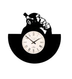 Chimp with Headphones Wall Clock