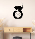 Cat Fishing Wall Clock