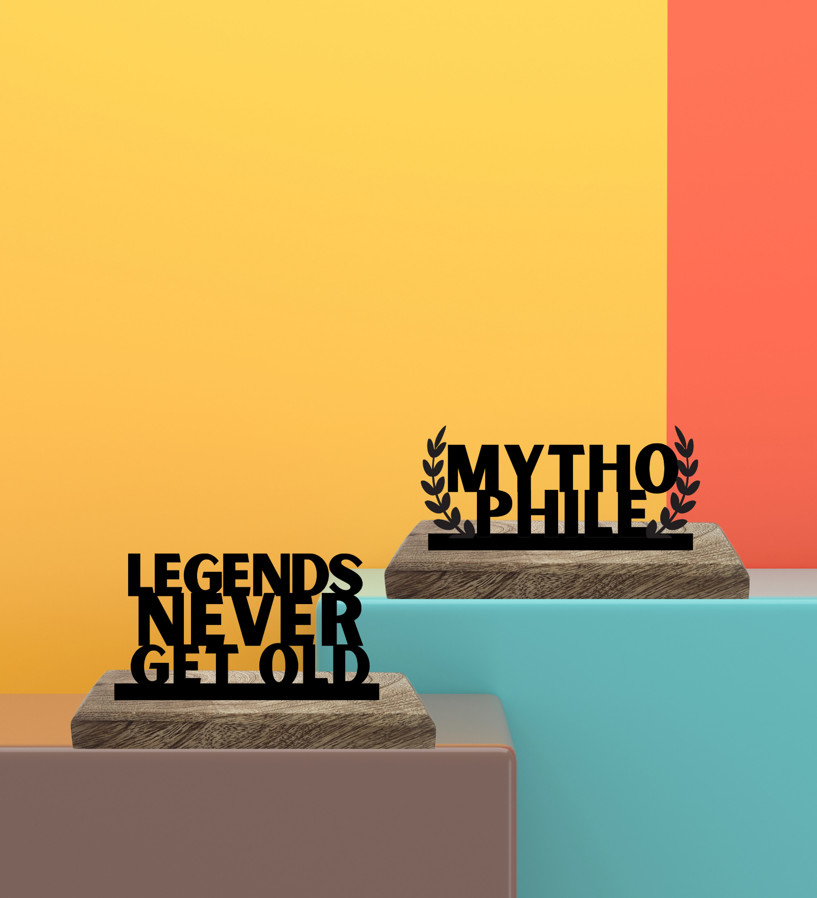 Mythophile Set of 2 Table Décor