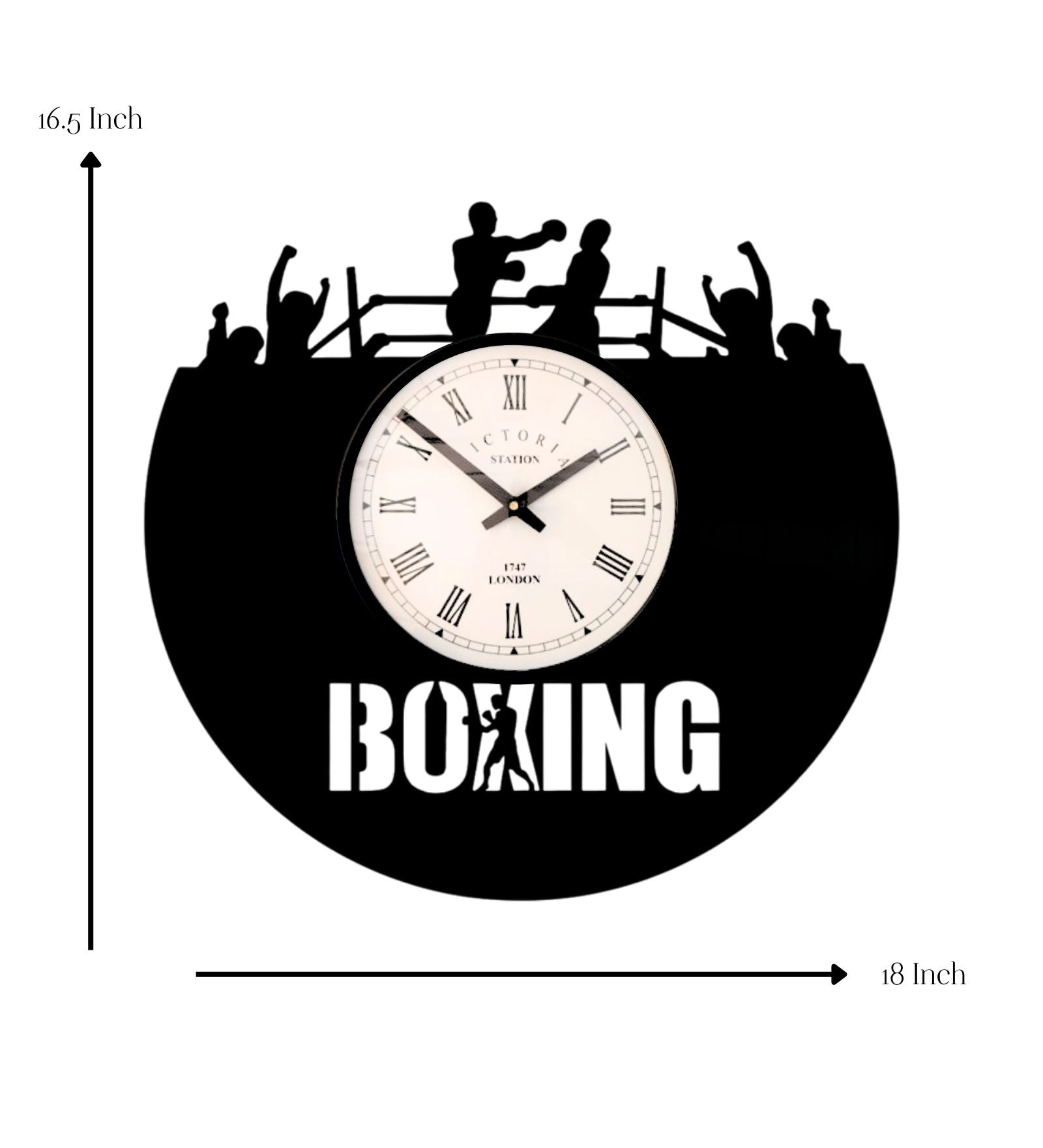 Boxing Wall Clock
