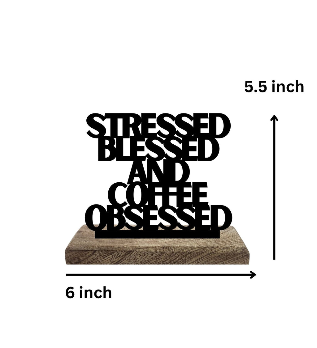 Caffeinated Comfort Set of 2 Table Décor