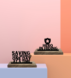 Hero in Hiding Set of 2 Table Décor