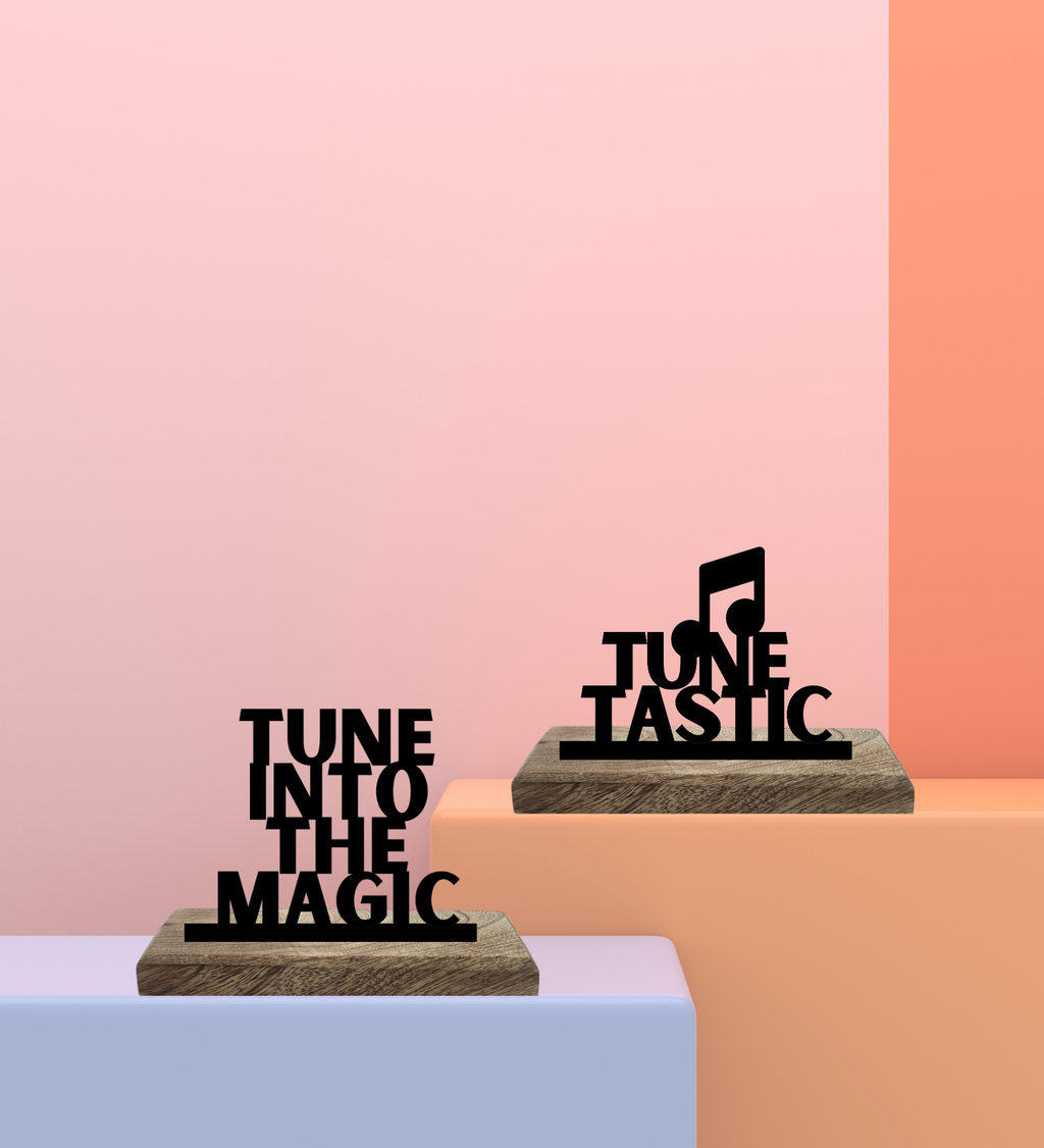 Tune Tastic Set of 2 Table Décor