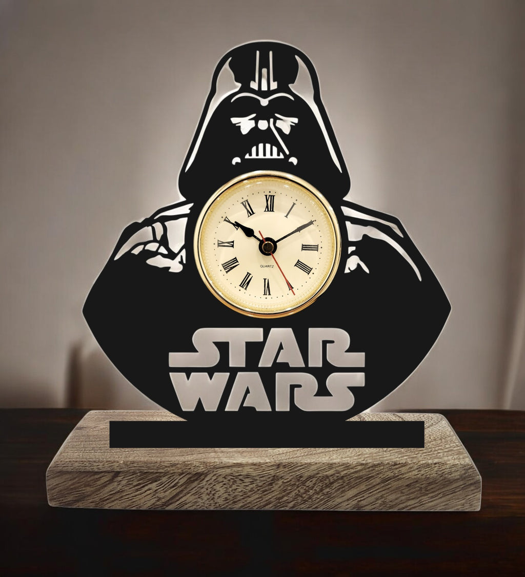 Darth Vader Star Wars Black Table Clock